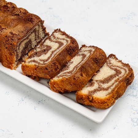 Cake marmol de Chocolate y Vainilla