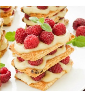 Milhojas de Frambuesas