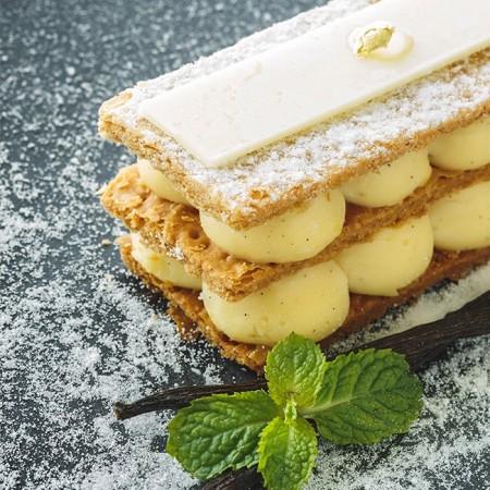 Milhojas de Vainilla de Madagascar