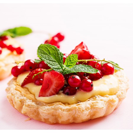 Tartaleta de fresas, frambuesas o arándanos