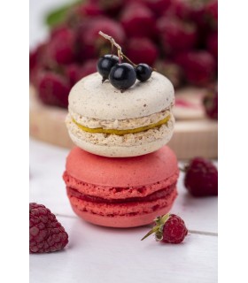 Macaron de frambuesa