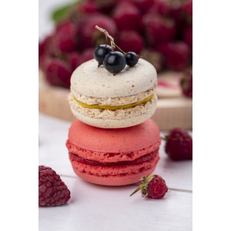 Macaron de frambuesa